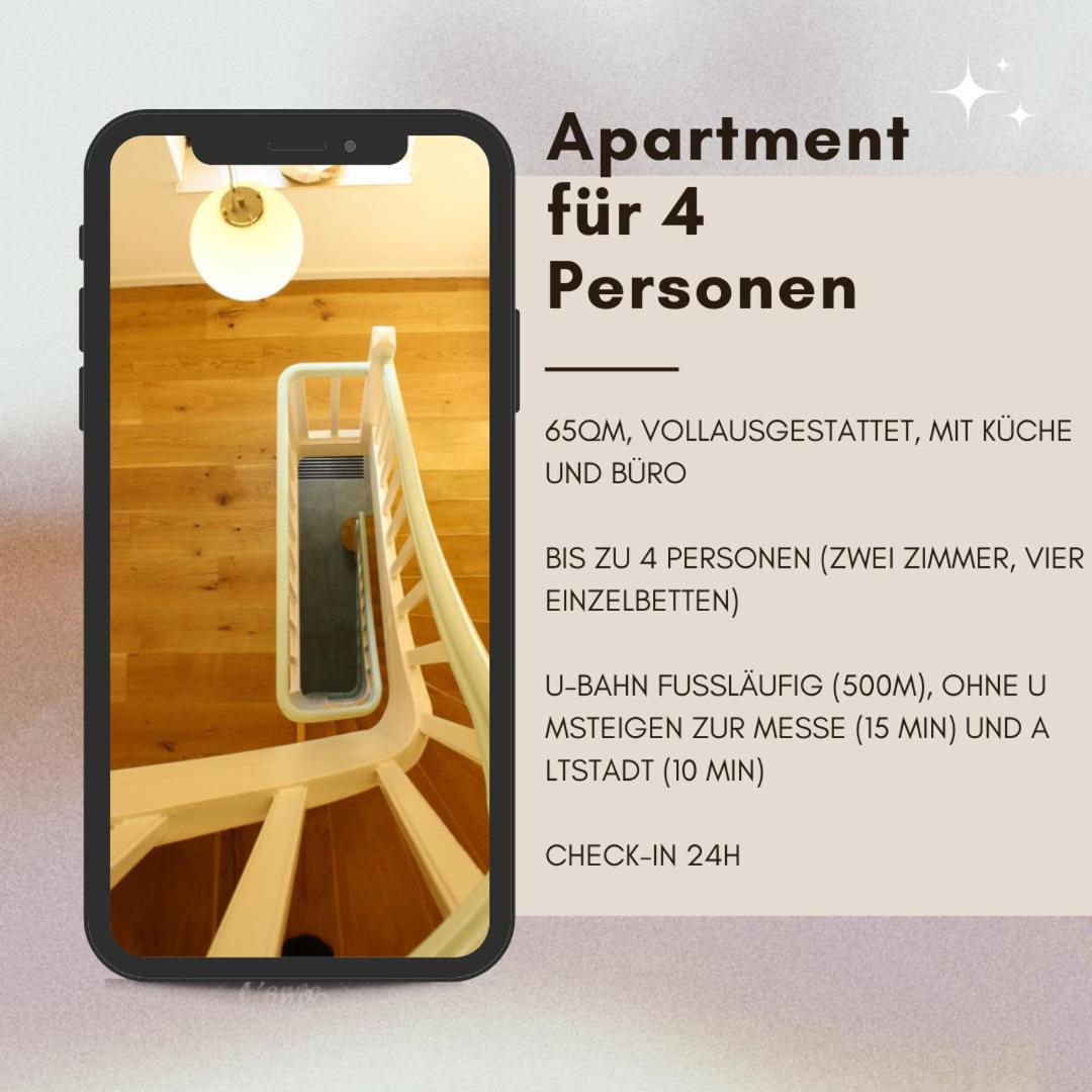 Apartment Fur 4 Personen Düsseldorf Exterior foto